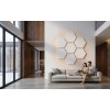 KUAS ISP METAL PANEL İNFRARED ISITICI HEXAGON 90 ELEKTRİKLİ 600 WATT (900X780X25)Manuel (Aç/Kapa)
