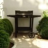 WETTERSTEIN Tekerlekli Mangal/Barbekü METAL Sehpalı/Raflı S MODEL