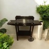 WETTERSTEIN Tekerlekli Mangal/Barbekü METAL Sehpalı/Raflı S MODEL